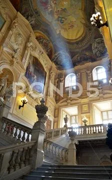Royal palace in turin, italy Stock Photos