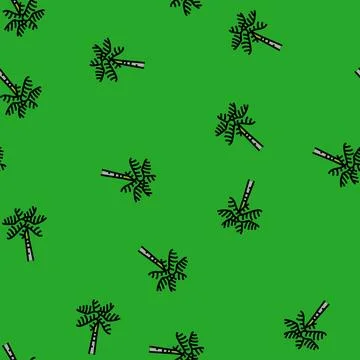 Royal palm tree vector seamless pattern 스톡 일러스트