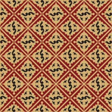 Royal pattern. The Seamless vector background Stock Illustration