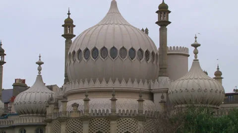 Royal Pavilion Domes Stock Footage 23879267