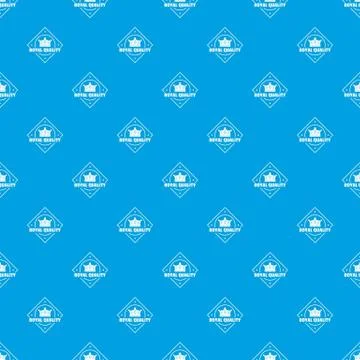 Royal quality pattern vector seamless blue Stock Illustration