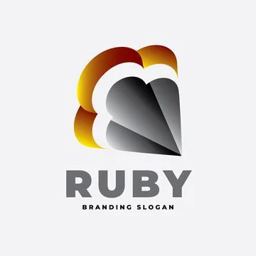 Royal Ruby Logo Illustrazione stock