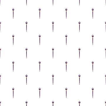 Royal scepter pattern symbolizing power and authority Stock Illustration