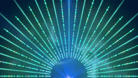 Royal Sparkling Sky Background. Video stock 296870533