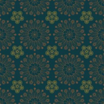 Royal victorian seamless pattern vector background Stock Illustration