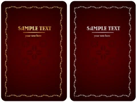 Royal vintage template Stock Illustration