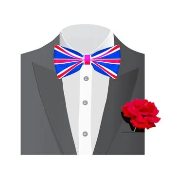 Royal wedding in england Stock Illustration