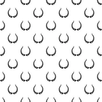 Royal wreath pattern seamless Illustrazione stock