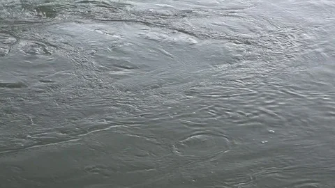 Royaling and boiling eddies on rivers surface Video stock 76046934
