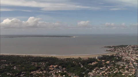 Royan aerial Stock Footage 65257384