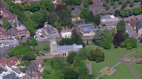 Royston aerial Stock Footage 65386230