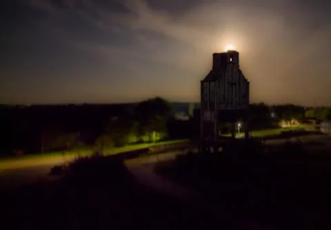 Royston Pit stack near Barnsley 스톡 사진