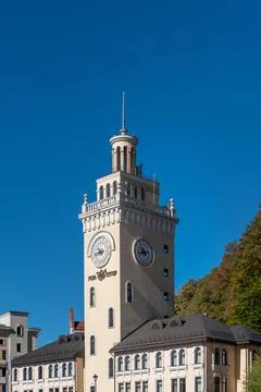 Roza Khutor Clock Tower Foto stock