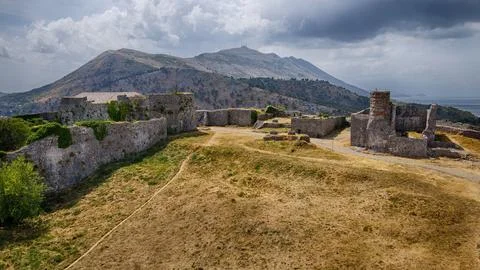Rozafa Castle in Shkodër, Albania. 스톡 사진