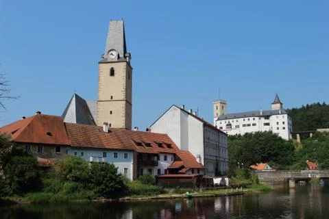 Rozmberk 스톡 사진