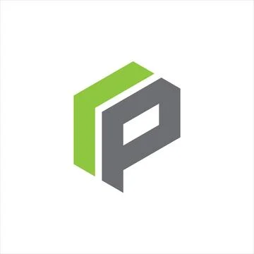 RP Letter monogram Initial Logo Design Template Vector Illustration. RP ele.. Stock Illustration