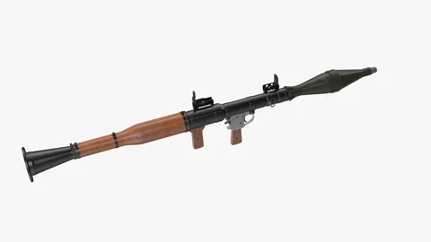 RPG-7 Rocket Propelled Grenade Launcher Stock Footage 284755256