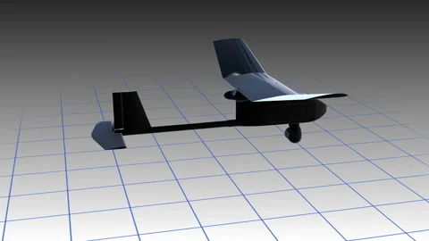 Rq-11-raven - rotation loop Stock Footage 140439858