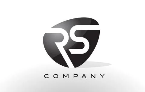 RS Logo.  Letter Design Vector. Stock Illustration