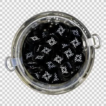 RSK Infrastructure Framework RIF in 3D crypto coin saving bank with stack coins Stock Photos