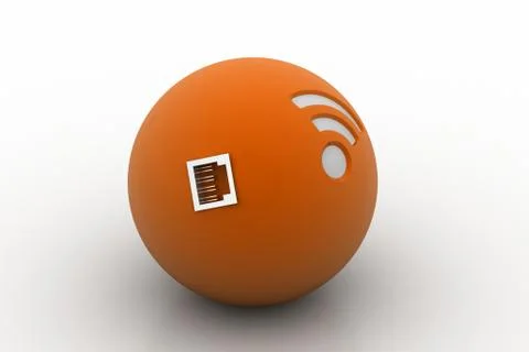 Rss ball Free Stock Illustration