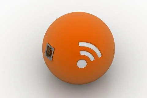 Rss ball Free Stock Illustration