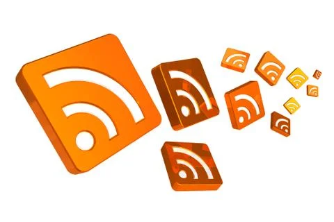 RSS concept Illustrazione stock