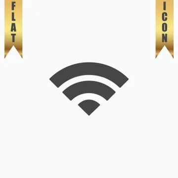 RSS flat icon Stock Illustration