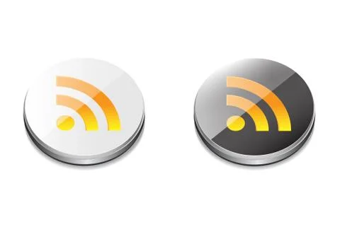 Rss glossy Stock Illustration