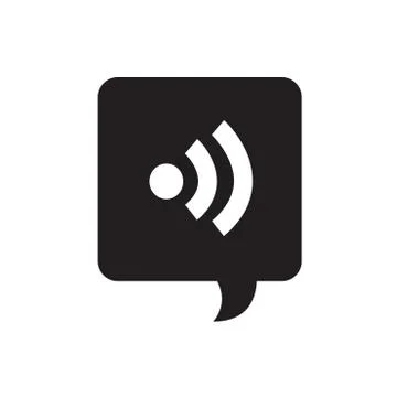 RSS sign icon. RSS feed symbol Stock Illustration