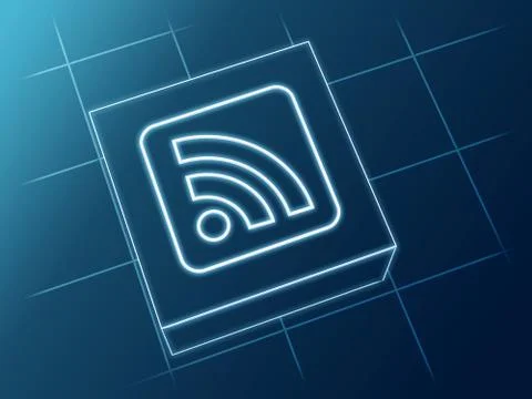 Rss sign Illustrazione stock