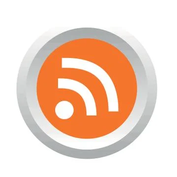 RSS social logo Stock Illustration