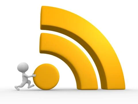 Rss symbol Illustrazione stock