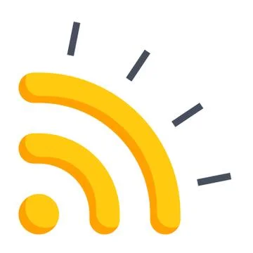 RSS Vector Icon Illustrazione stock