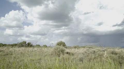 Rt 66 grass and highway Stock Footage 98474348