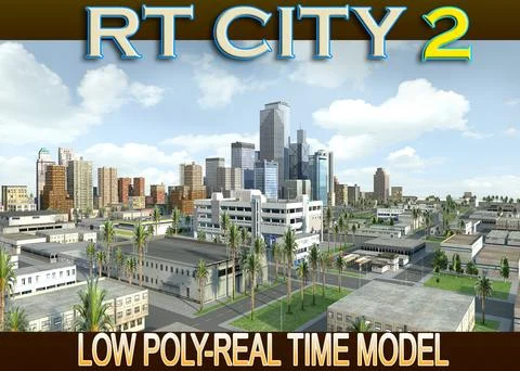 RT City Los Angeles Style Volume 2 3D Model
