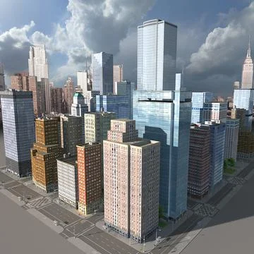 RT City New york Style 02 3D Model