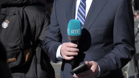 RTE Presenter Stock Footage 154349601