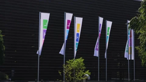 RTL Group Germany Headquarter in Cologne - CITY OF COLOGNE, GERMANY - JUNE 25 Video stock 156474102