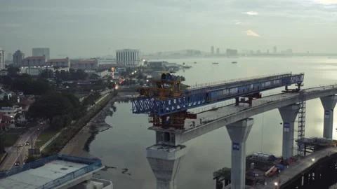 RTS in Construction Stock Footage 307840767