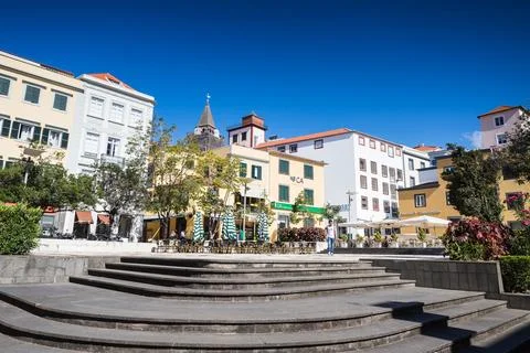Rua do Sabao square Stock Photos