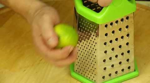 Rub the lime zest Stock Footage 62418307