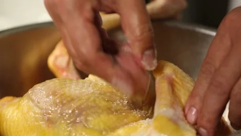 Rub three yellow chicken (4) Video stock 202167510