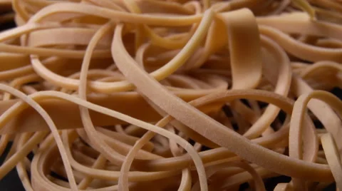 Rubber Bands, close up Video stock 40007349