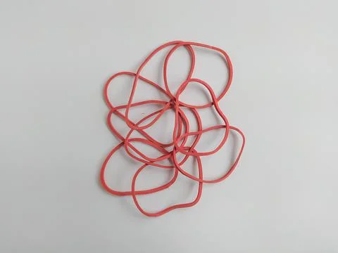 Rubber bands Foto stock