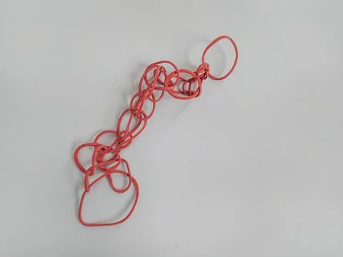 Rubber bands Foto stock