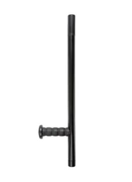 Rubber baton lying on a white background Stock Photos