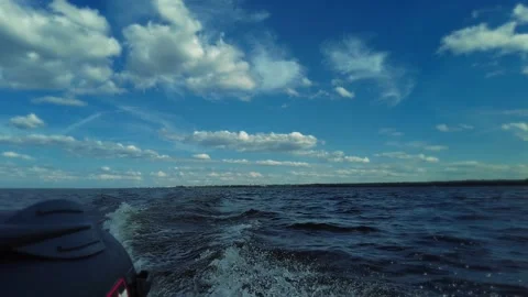 Rubber boat Stock Footage 237190734