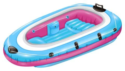 Rubber boat Illustration