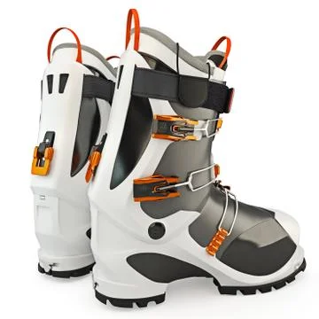 Rubber boots 3d Stock-Illustration